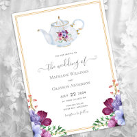 Vintage Tea Party Theme Wedding