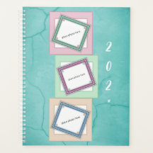 Vintage Teal Year Planner