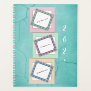 Vintage Teal Year Planner