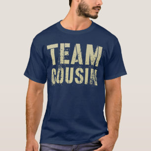 Vintage TEAM COUSIN Funny Grandma Granddad Reeduca T-Shirt