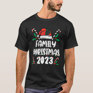 Vintage Team Santa Family Christmas 2023 Matching T-Shirt