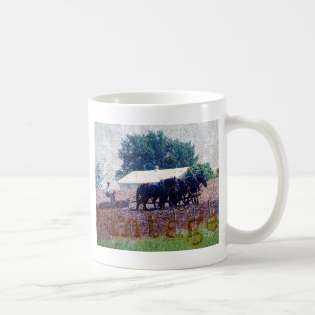 Vintage Team Work Coffee Mug (Right)