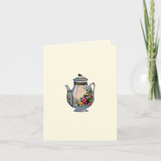 Vintage Teapot Notecard