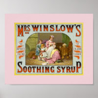 Vintage Teething Medicine Mrs. Winslow's 1845