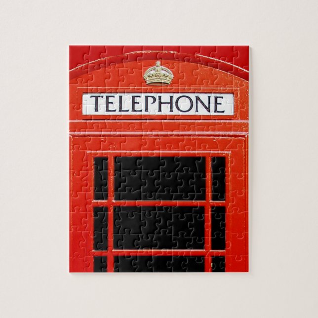 Vintage Telephone Booth Jigsaw Puzzle (Vertical)