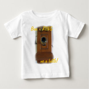 Vintage Telephone "Brrr-RING me a bottle" Baby Tee
