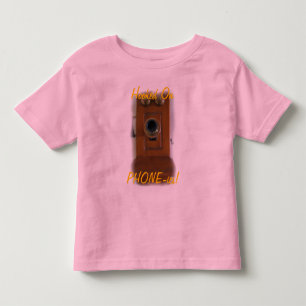 Vintage Telephone "Hooked On PHONEics" Toddler Tee