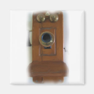 Vintage Telephone Magnet