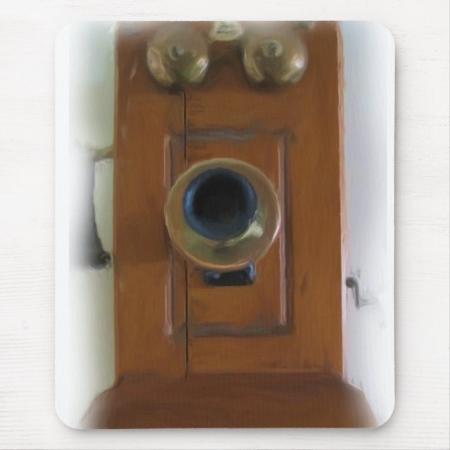 Vintage Telephone Mousepad (Front)