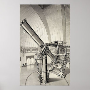 Vintage Telescope Poster