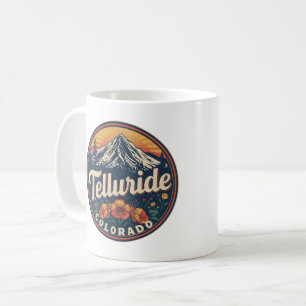 vintage Telluride colorado nature outdoor gifts Coffee Mug