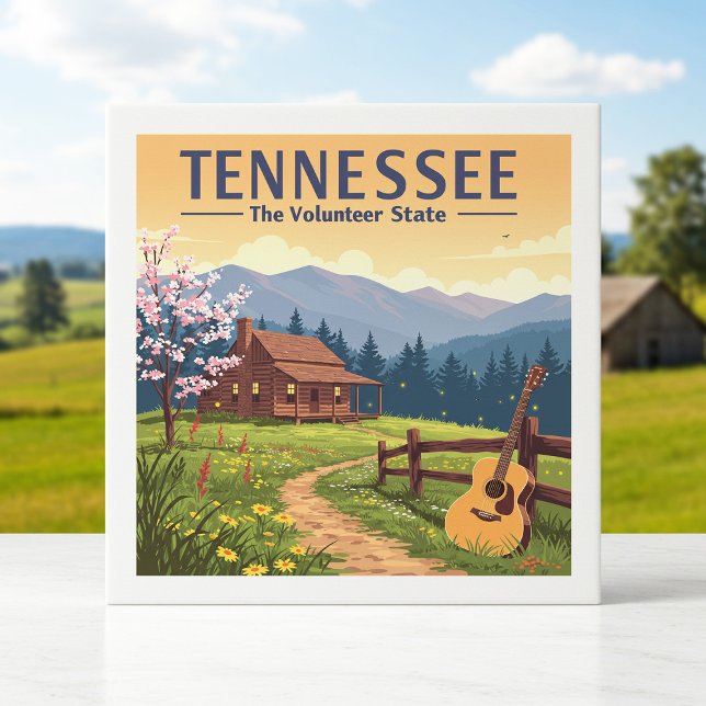 Vintage Tennessee Ceramic Tile (Creator Uploaded)