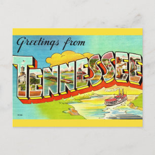 Vintage Tennessee Greeting Postcard