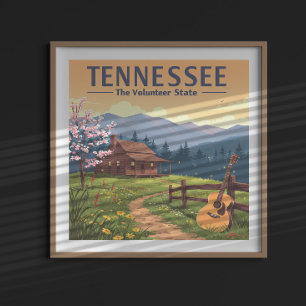 Vintage Tennessee Poster