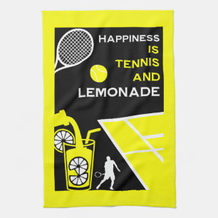 Vintage Tennis Lemonade Tea Towel