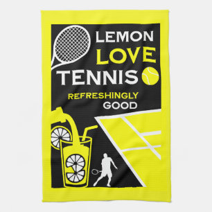 Vintage Tennis Lemonade Tea Towel