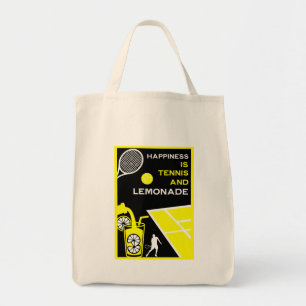 Vintage Tennis Lemonade Tote Bag