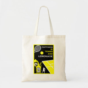 Vintage Tennis Lemonade Tote Bag