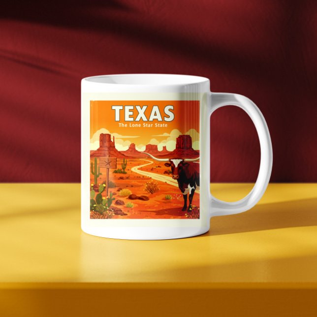 Vintage Texas Coffee Mug (Creator Uploaded)