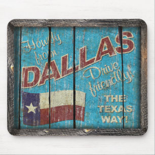 Vintage Texas - DallasMouse Pad Mouse Pad