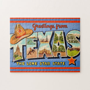 Vintage Texas  Jigsaw Puzzle