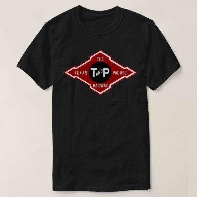 Vintage Texas Pacific Railway T-Shirt (Design Front)