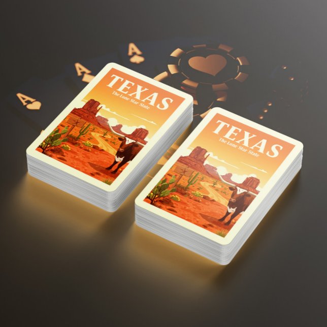  Vintage Texas Playing Cards (Creator Uploaded)