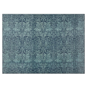 Vintage Textile Pattern Brer Rabbit William Morris Cutting Board