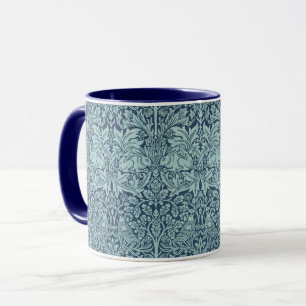 Vintage Textile Pattern Brer Rabbit William Morris Mug