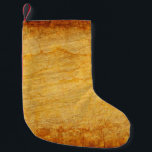 Vintage texture old gold small christmas stocking<br><div class="desc">Vintage texture old gold</div>