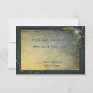 Vintage Texture RSVP Card