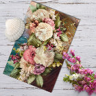 Vintage Texture Rustic Floral Decoupage