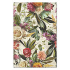 Vintage Texture Rustic Floral Decoupage