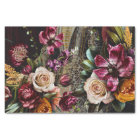 Vintage Texture Rustic Floral Decoupage