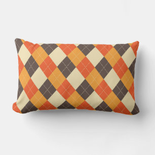 Vintage Texture Seamless Pattern Lumbar Cushion