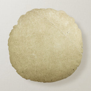 Vintage texture vintage paper retro round cushion