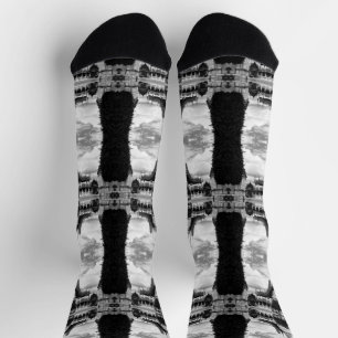 Vintage Thailand Bangkok Chapel Royal Palace Socks