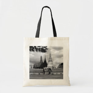 Vintage Thailand Bangkok Chapel Royal Palace Tote Bag