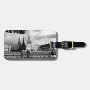 Vintage Thailand Bangkok Chapel Royal Palace view Luggage Tag