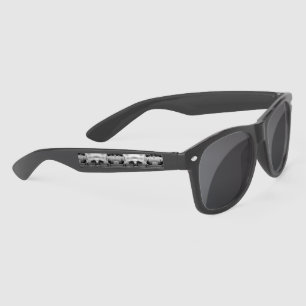 Vintage Thailand Bangkok Chapel Royal Palace view Sunglasses