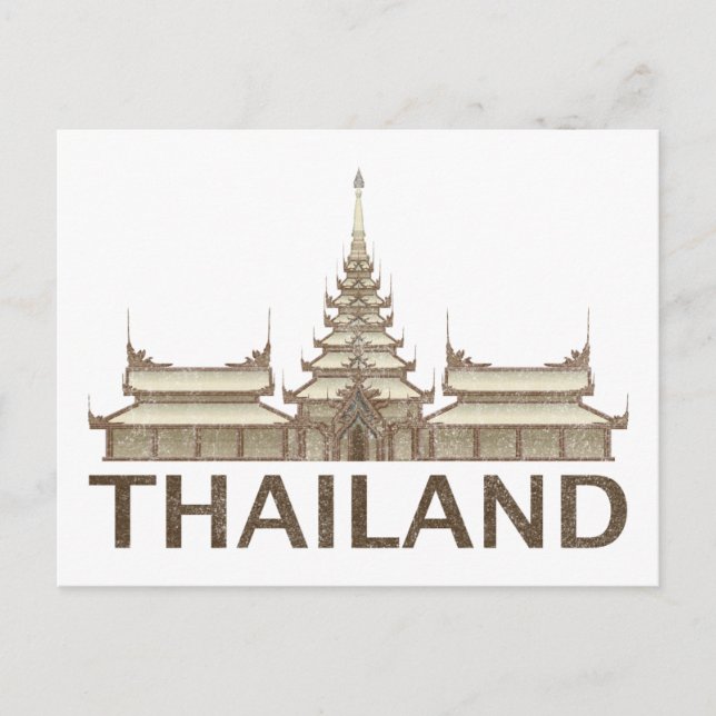 Vintage Thailand Postcard (Front)