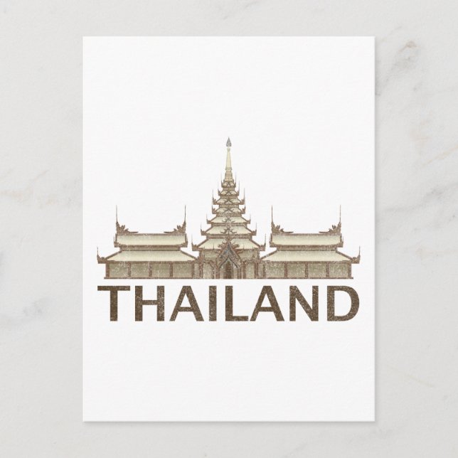 Vintage Thailand Postcard (Front)