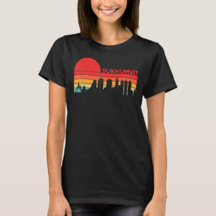 Vintage Thailand Vacation Asia Sunset Bangkok Sukh T-Shirt