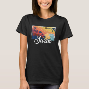 Vintage Thailand Vacation Travel Asia Surin Beach T-Shirt