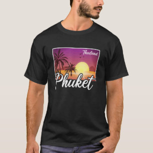 Vintage Thailand Vacation Travel Asia Thai Beach P T-Shirt