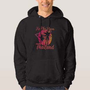 Vintage Thailand Vacation Travel Asia Thai Koh Ko Hoodie