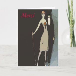 Vintage Thank You Card