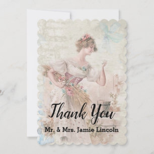 Vintage Thank You Card