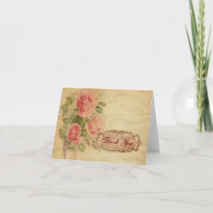 Vintage Thank You Note Cards