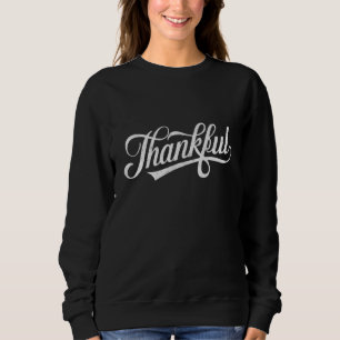 Vintage Thankful Thanksgiving Fall Gift Sweatshirt